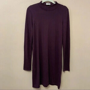Aritzia Wilfred Free Purple Sweater Dress